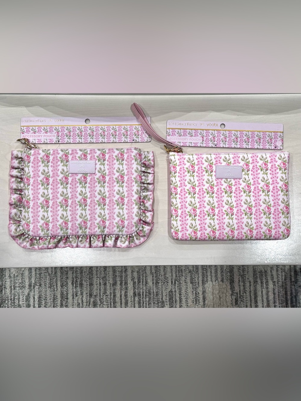 LoveShackFancy x Target Accessory Pouch Bundle NWT